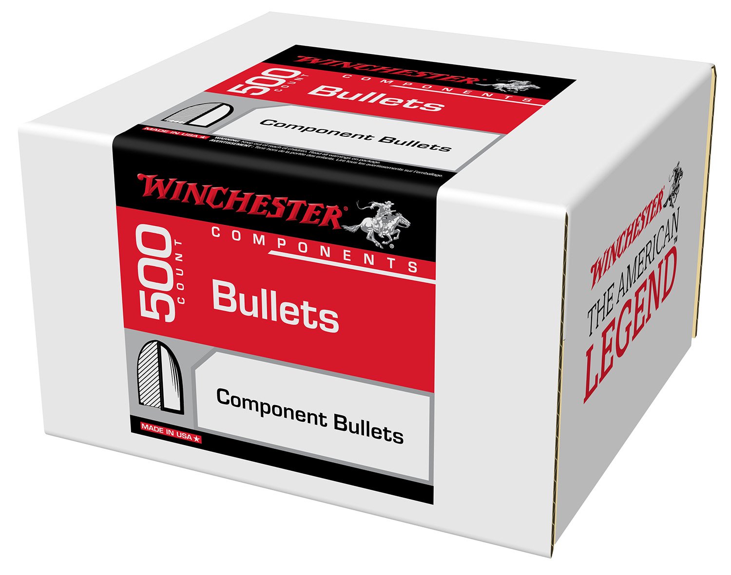 Winchester .40 Caliber 180 gr TCFMJ Bullets - 500 Projectiles - Winchester - .400