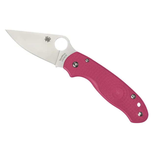Spyderco C223PPN Para 3 Pink Lightweight Plainedge Knife - Spyderco
