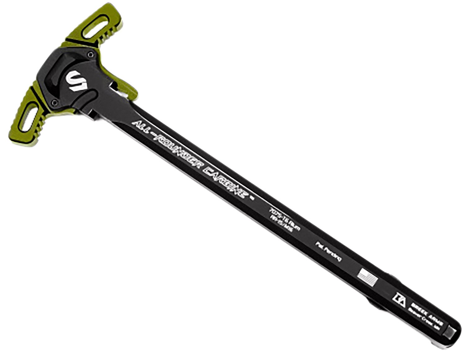 L&S LS-CHODE-ODG AR-15/M16 Charging Handle OD Green 7075-T6 Aluminum - L&S