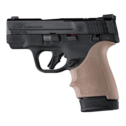 Buy Hogue HandAll Beaver Tail Handgun Grip Sleeve S&W M&P 9 Shield Plus FDE online
