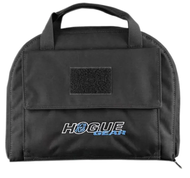 Hogue 59250 Medium Pistol Bag Black Nylon 9"x12" with Front Pocket