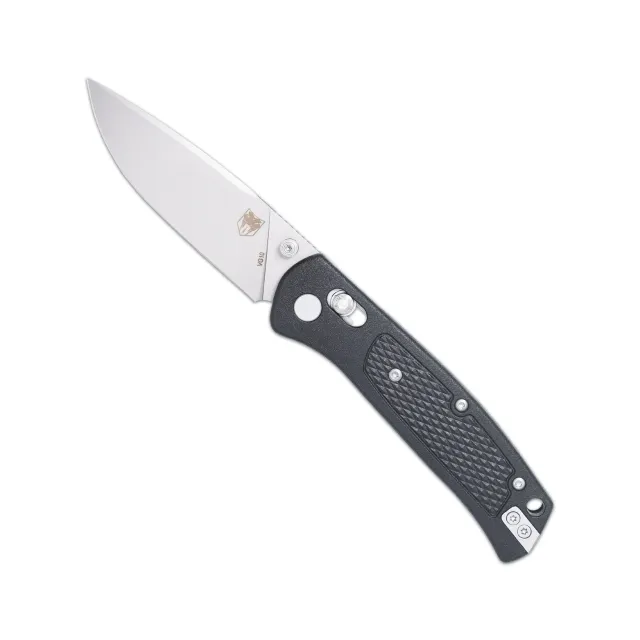 CobraTec Knives EDC Scout Grivory Bar Lock Folding Knife Black - CobraTec Knives