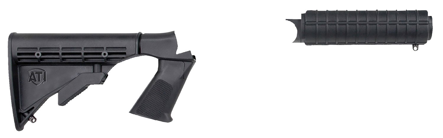 GSM Outdoors HRN4100 Black Synthetic Stock Package Pistol Grip & Forend - GSM Outdoors