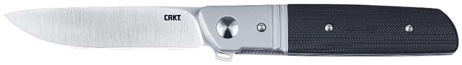 CRKT 5720 Bamboozled Black Assisted Folding Knife with Liner Lock - Columbia River Knife & Tool