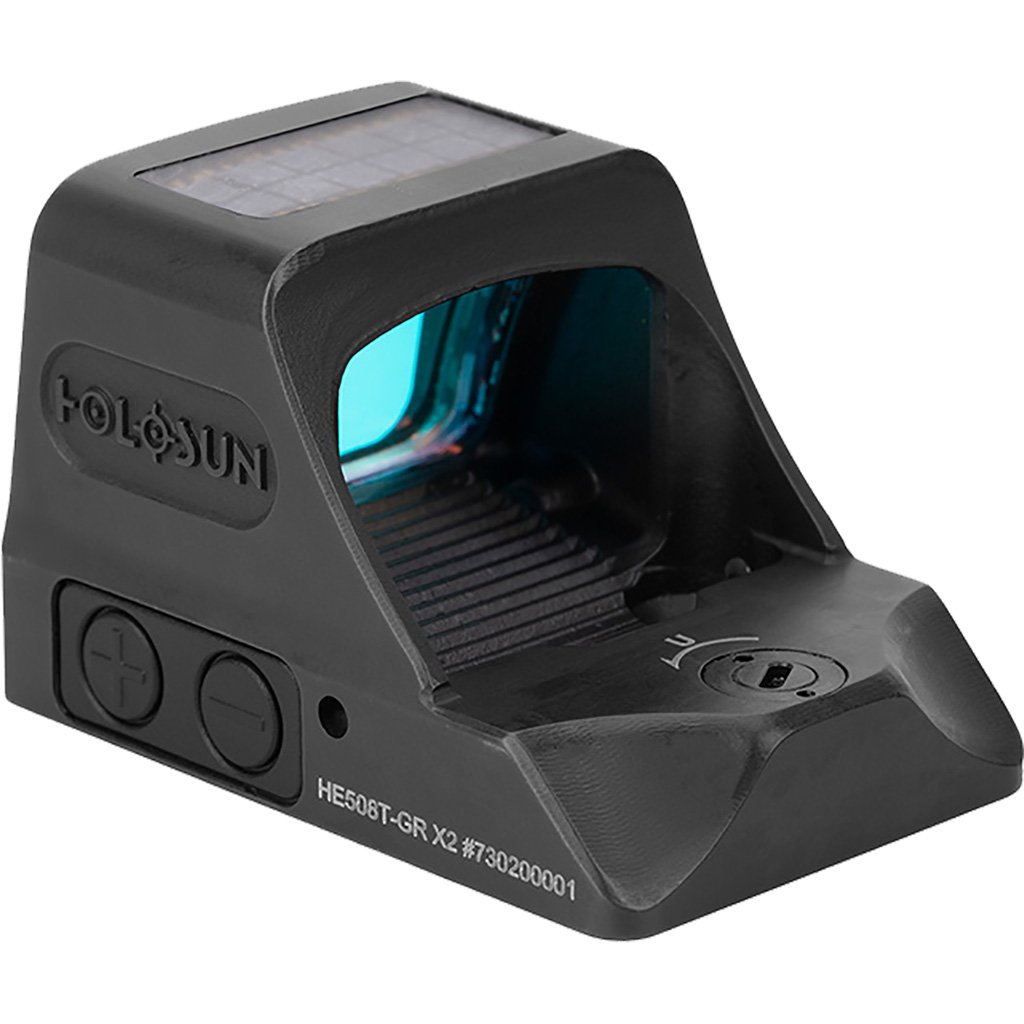 Holosun HE508T-GR-X2 32MOA Circle 2MOA Green Dot Matte Black 0.63" X 0.91" - Holosun - 0.63" X 0.91"