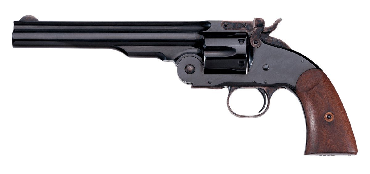 Buy Taylor's & Co Schofield Top Break Revolver .38 Special 7" Barrel Blue Walnut 550677 online