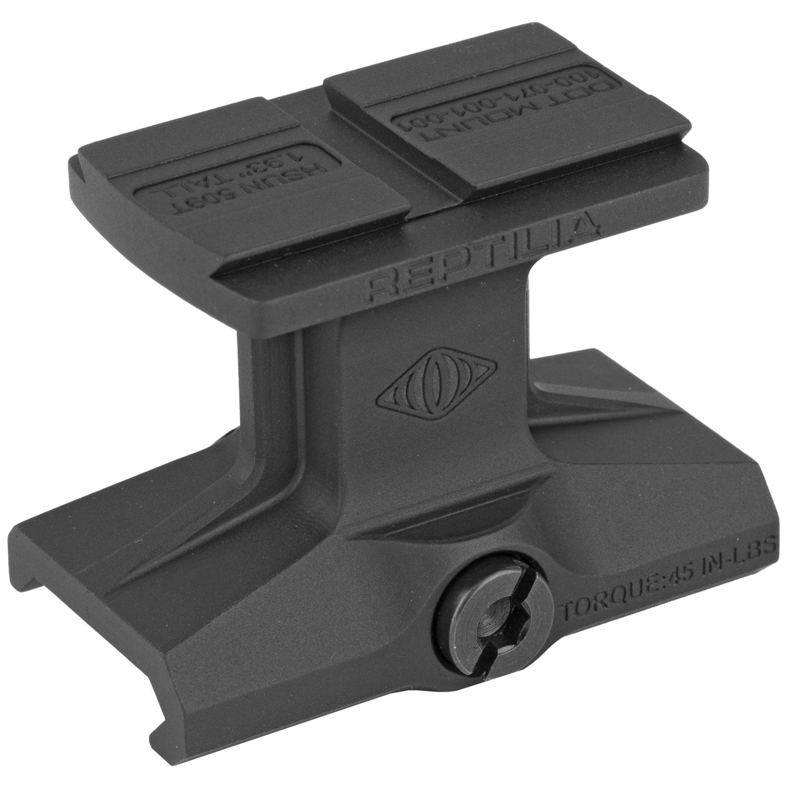 Buy Reptilia DOT Mount 1.93In Height Anodized Black Holosun 507T online