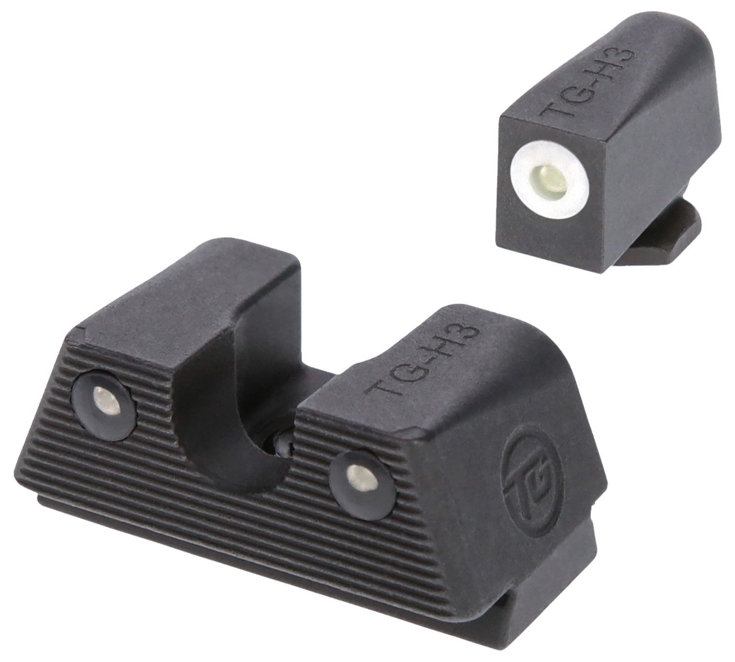 Buy TruGlo Tritium X Glock Sight Set Glock 42/43 Green/White Steel Nitride online