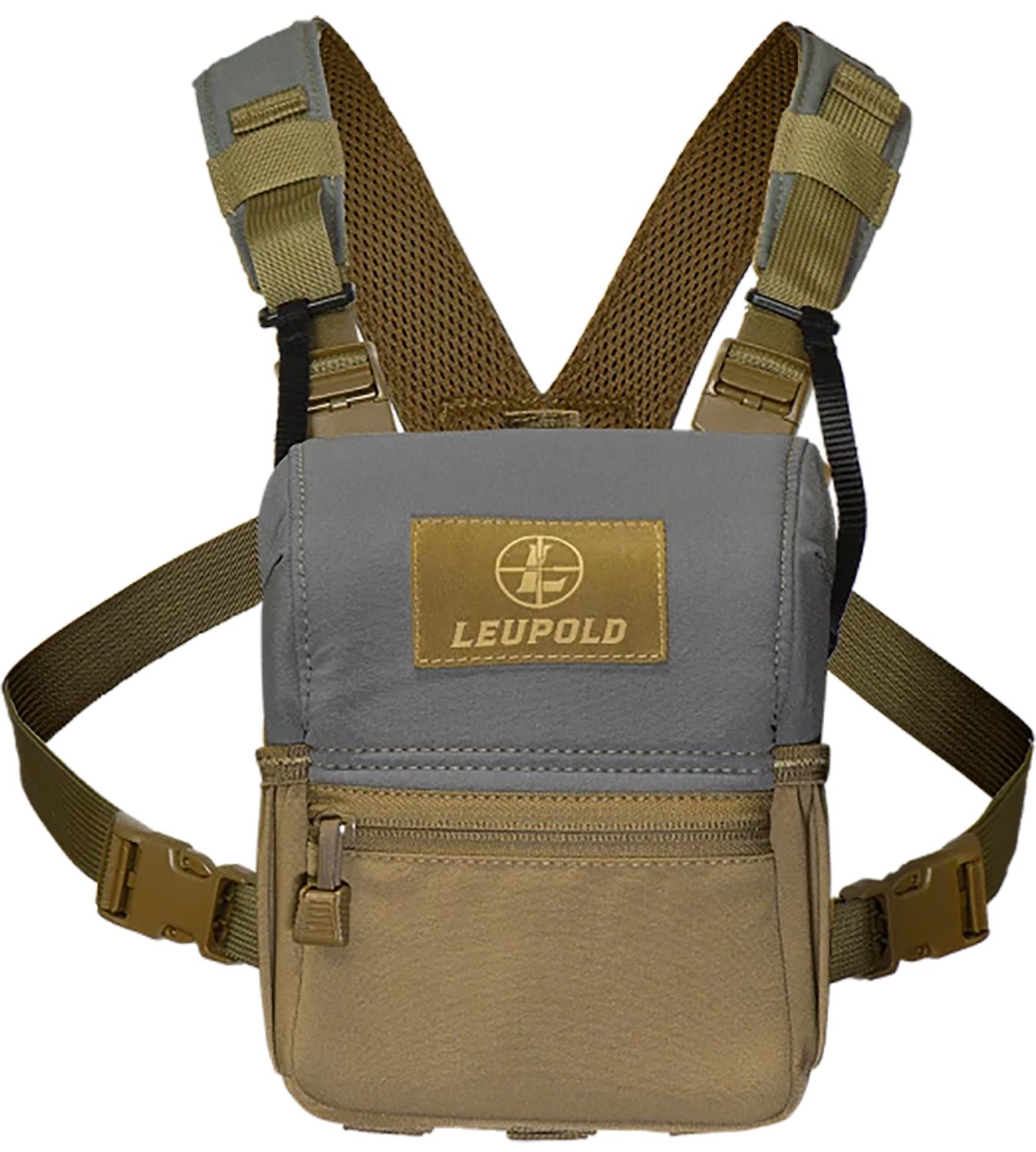 Leupold & Stevens 185628 Enclosed Binocular Harness Magnetic Tan/Gray - Leupold & Stevens