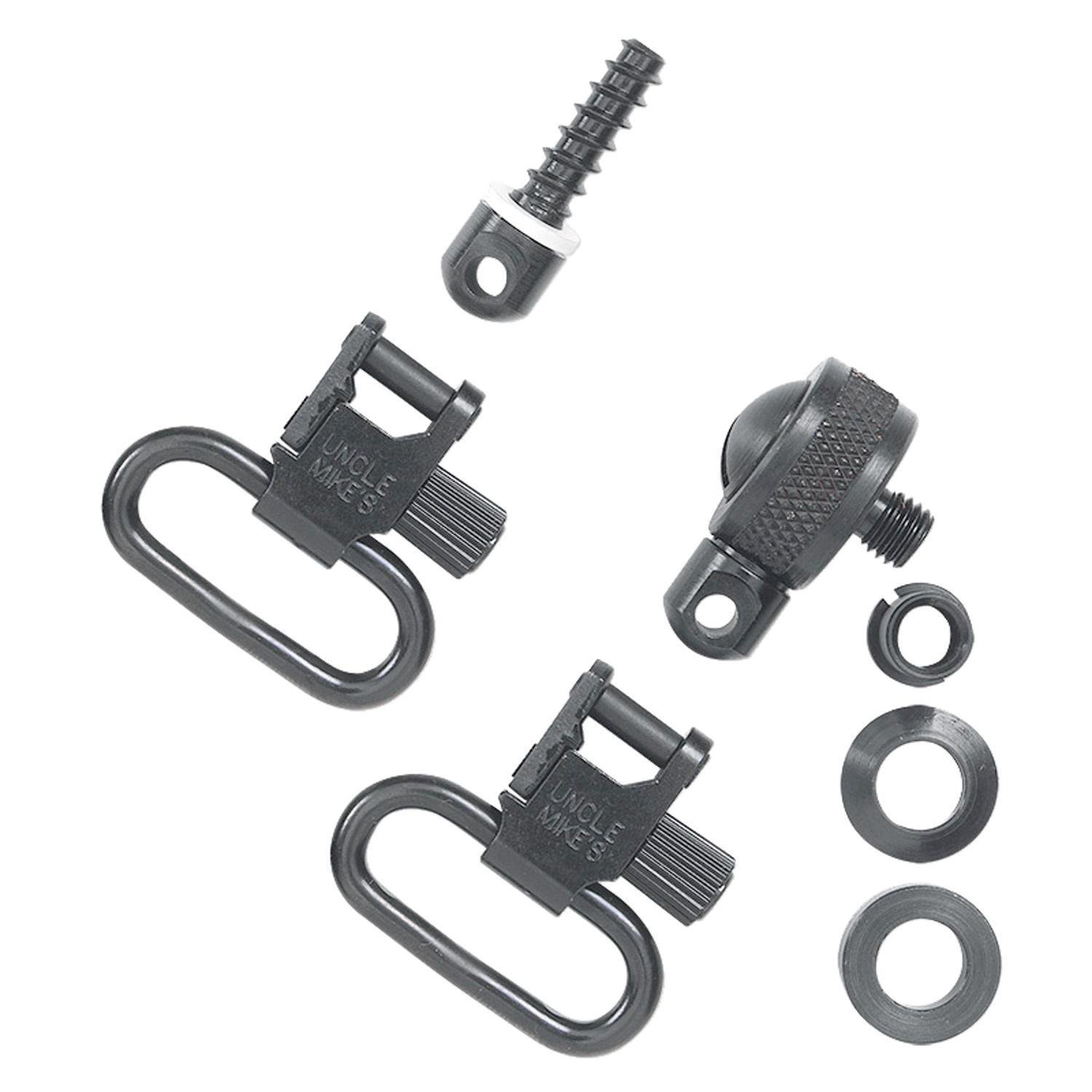 Uncle Mike's 15612 Swivel Set 1 Inch Blued for Pump Auto Shotguns - Uncle Mike's - 1"