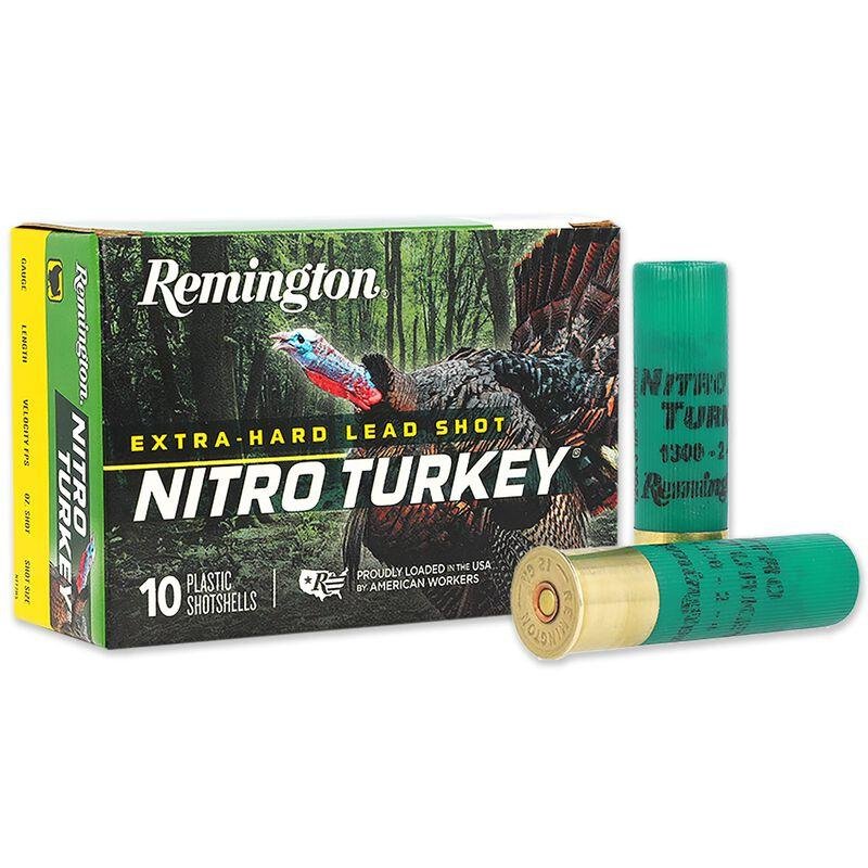 Remington Nitro Turkey Upland 12 Gauge 3.50" 2 oz 6 Shot 10 Per Box - Remington Arms Company, LLC - 12 Gauge 3.5"