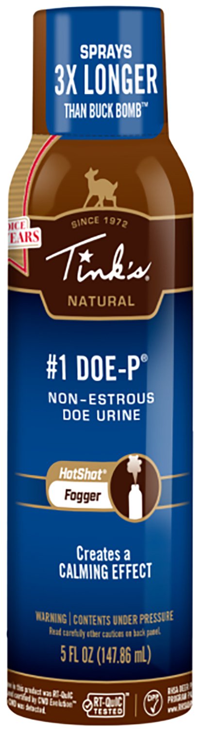 Tink's W5501 Doe-P Fogger 5 oz Non-Estrous Adjustable Spray Pure Lure - TINK'S SCENTS