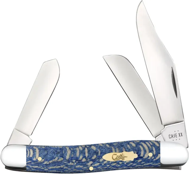 Case CAE STOCKMAN BLUE SYCAMORE Blue Sycamore Wood .000 - Case