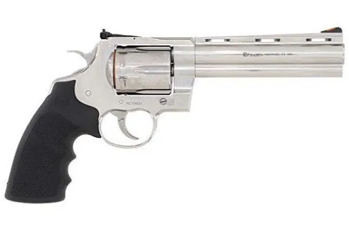 Colt Anaconda 44 Remington Magnum 6 in Barrel Rounds Matte Stainless H...