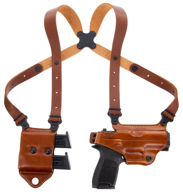 Buy Galco MCII820 Miami Classic II Shoulder Holster Tan Leather Right Hand online