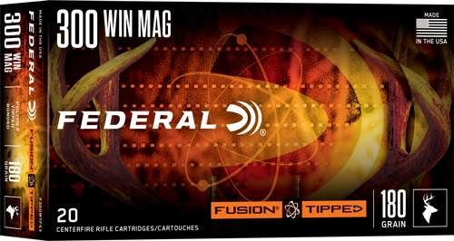 Buy Federal Fusion F300WTFS3 300 Win Mag 180gr Bonded Soft Point 20 Rounds online