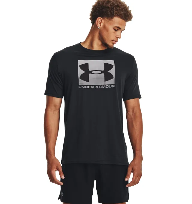 Under Armour Sportstyle Boxed Short Sleeve T-Shirt Size SM