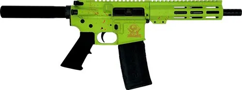 Great Lakes GL15223P AR15 Pistol .223 Wylde 7.5" Zombie Splatter Finish - Great Lakes Firearms - .223 REM/5.56 NATO