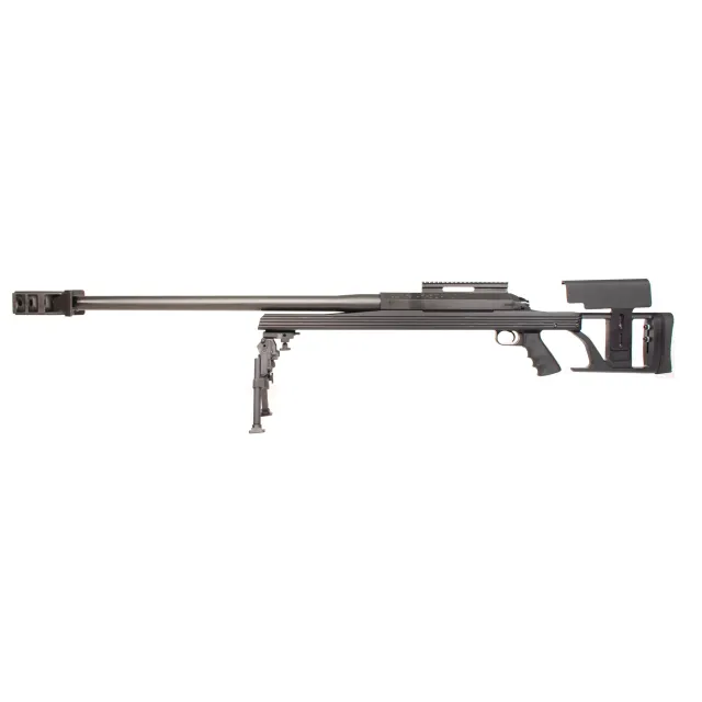 ArmaLite AR-50 50 BMG Single-Shot Bolt-Action Rifle: 30" Chrome Moly Barrel, Octagonal Receiver, V-Shaped Stock, Optics Ready - Armalite - 50 BMG