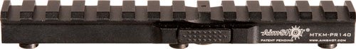 AimShot MTKMQR140PR Quick Release KeyMod Picatinny Rail 5.5" Black - AimShot