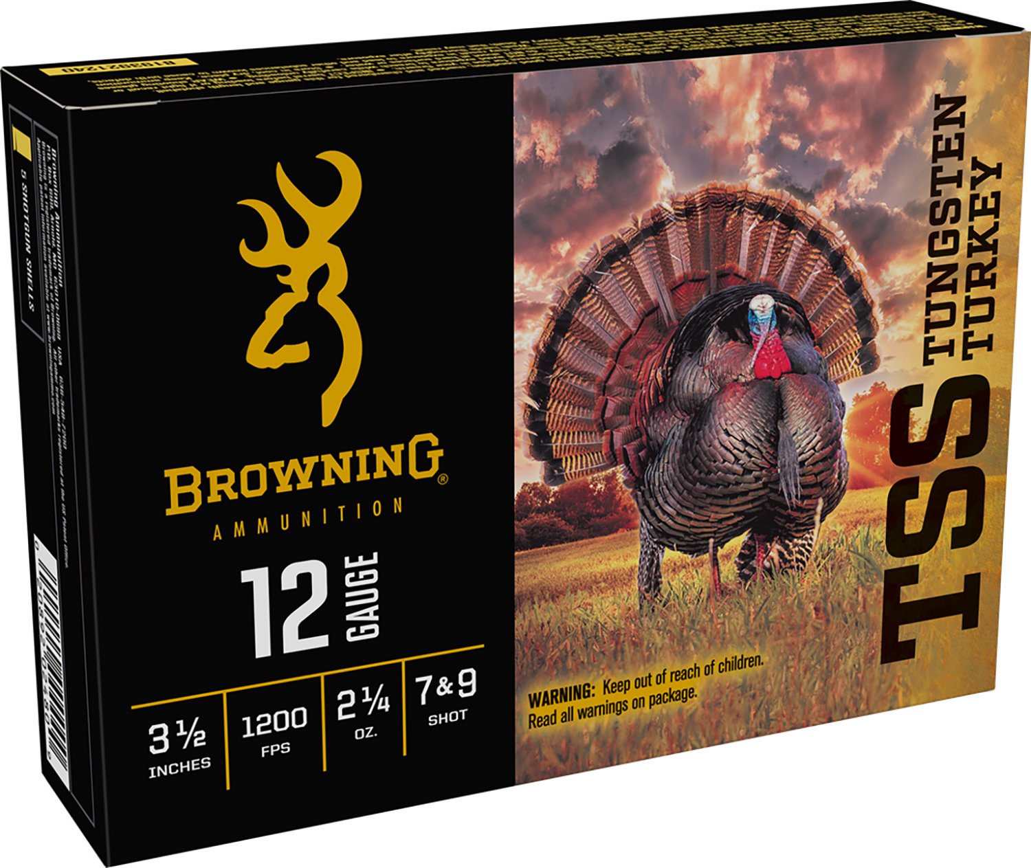 Browning TSS Turkey 12 Gauge 3.50" 2 1/4 oz 7 & 9 Shot Ammo - Browning - 12 Gauge