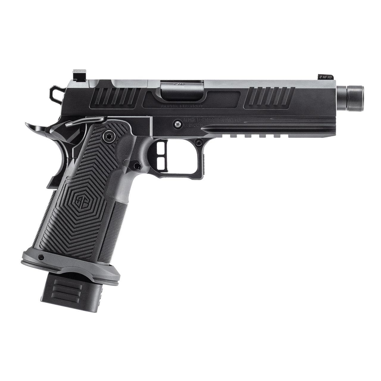 Buy Alpha Foxtrot AF1911-Romulus 9mm 17/20rd Mags DLC Black online