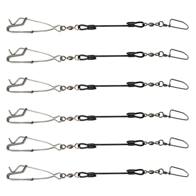 Buy Higdon Outdoors Battleship Jerk Rig Clips 6/ct 6.25 In online