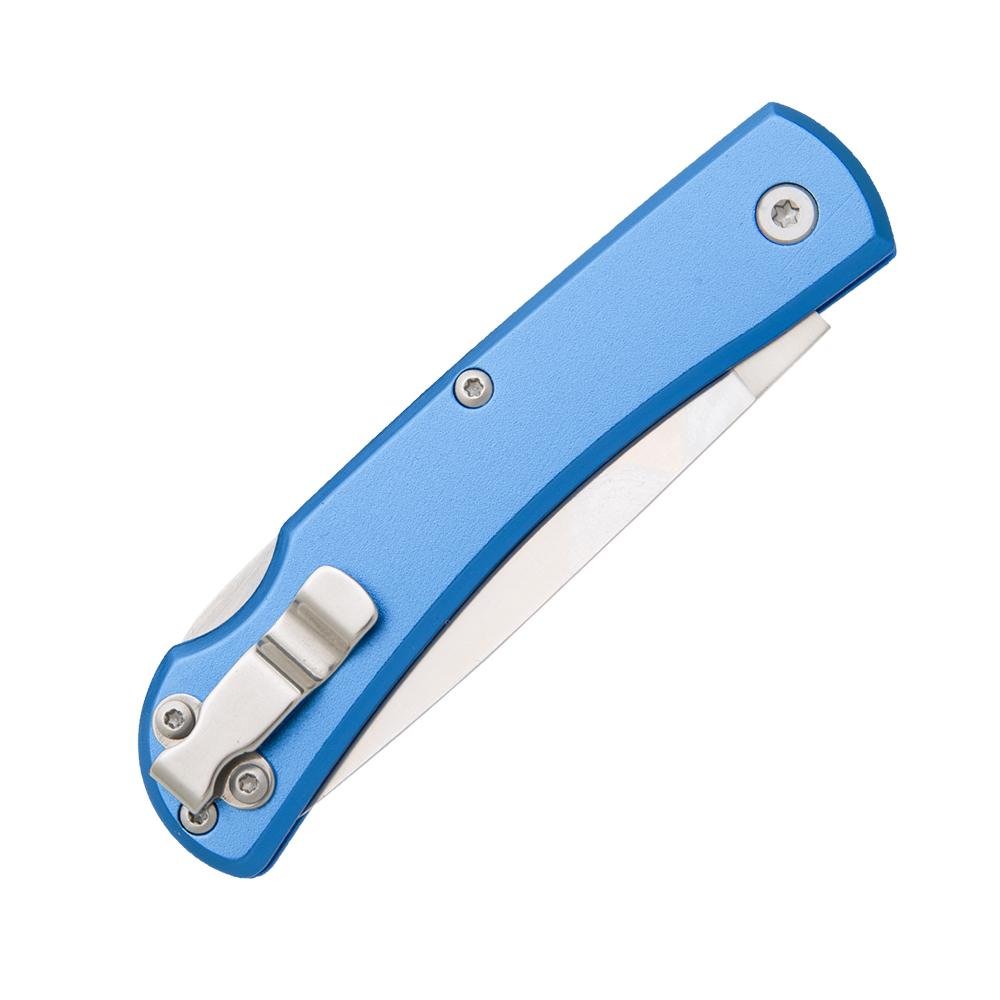 Buy BEAR & SON 137LBL 2.75" Blue Aluminum Lock Farmhand Knife w/Clip online