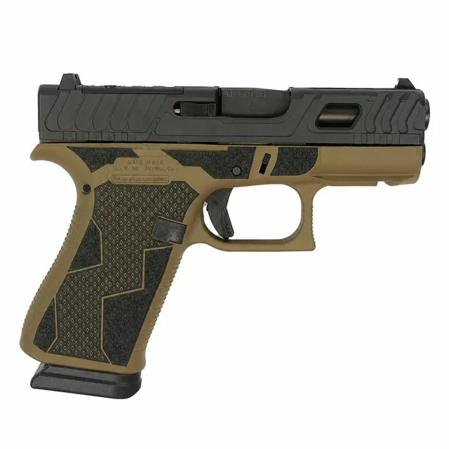 Glock G43X Kavorka 9mm 3.41 In FDE RMS/c 2x 15-Round Magazines - Glock - 9mm Luger
