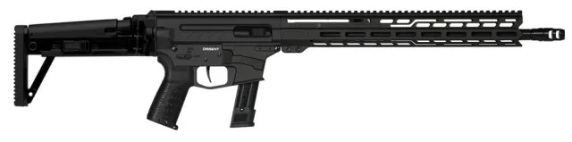 CMMG 92A950FAB DISSENT MK17 9mm 16.1" Barrel, Armor Black, Folding Stock - CMMG - 9mm