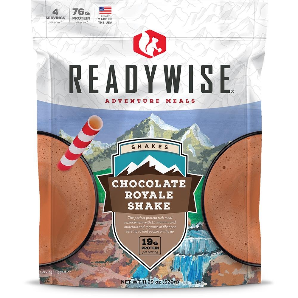 ReadyWise Chocolate Royale Shake Single-Serve Emergency Meal Kit - ReadyWise