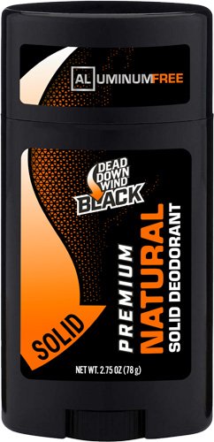 Dead Down Wind Black Premium Natural Solid Deodorant Unscented 2.75oz - Dead Down Wind