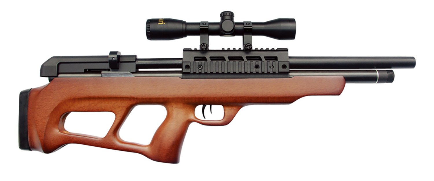 Beeman 1358 Under-Lever Pre-Charged Pneumatic 22 Pellet 10+1 Shot Black... - Bee Stinger - 22 Pellet
