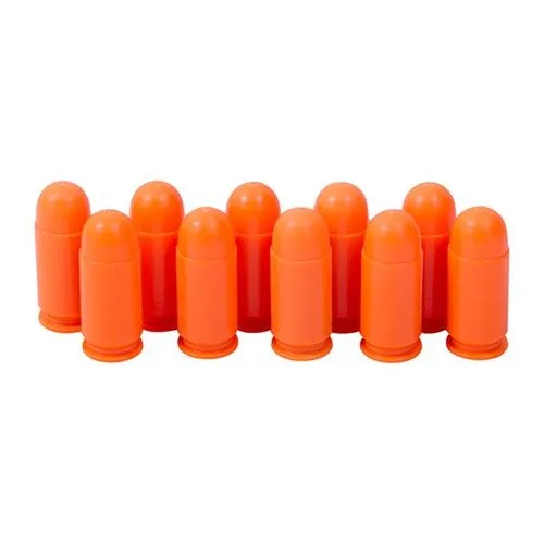 Precision GUN SPECIALTIES 9MM MAKAROV ORANGE DUMMY ROUNDS 10/PACK