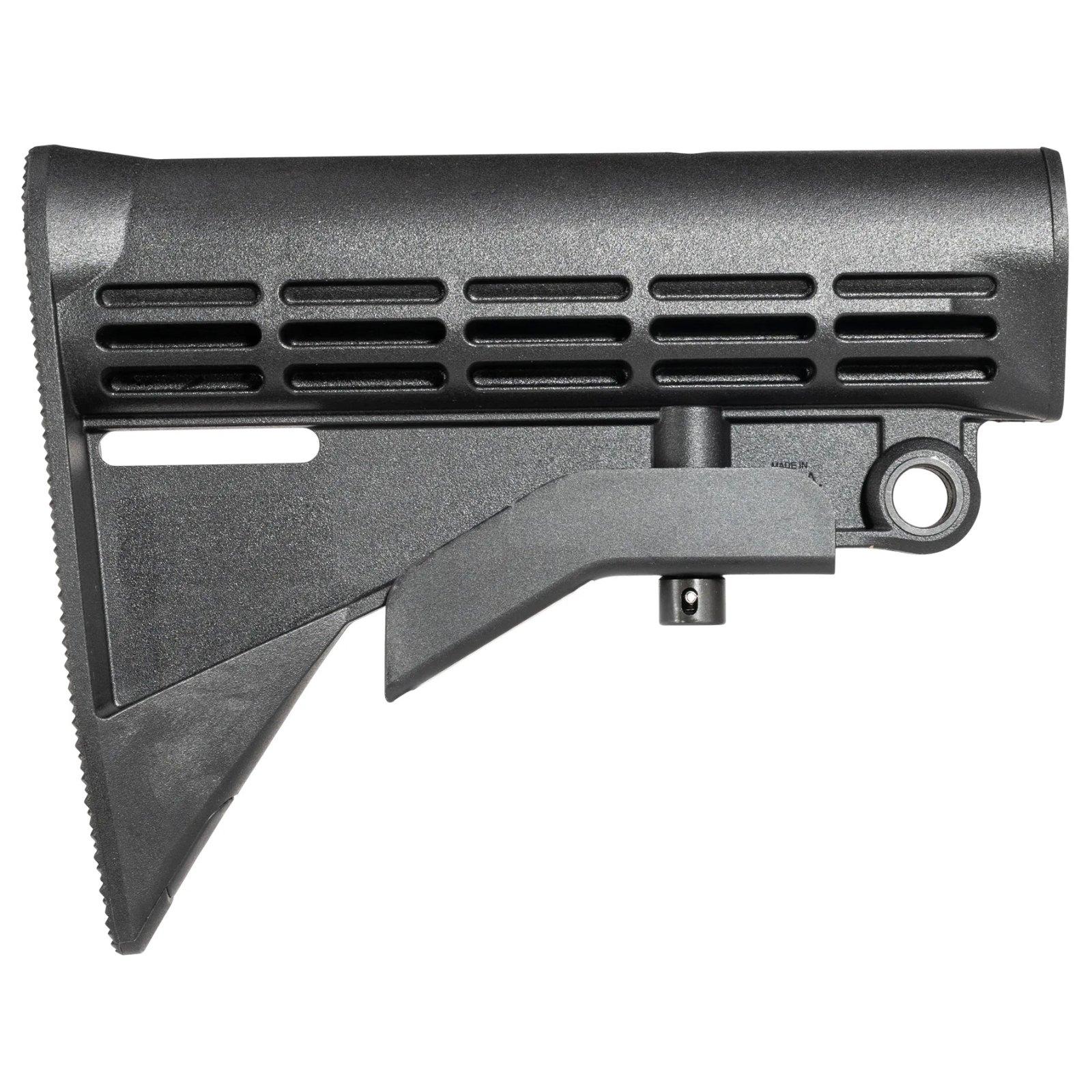 OH-BS01 Mil-Spec 6 Position Buttstock Black Adjustable AR-15 - OH