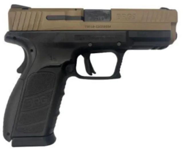 BRG 9E4121 Elite 9MM Black Frame FDE Slide Semi-Auto Pistol - BRG - 9mm for sale at Dahlonega Armory
