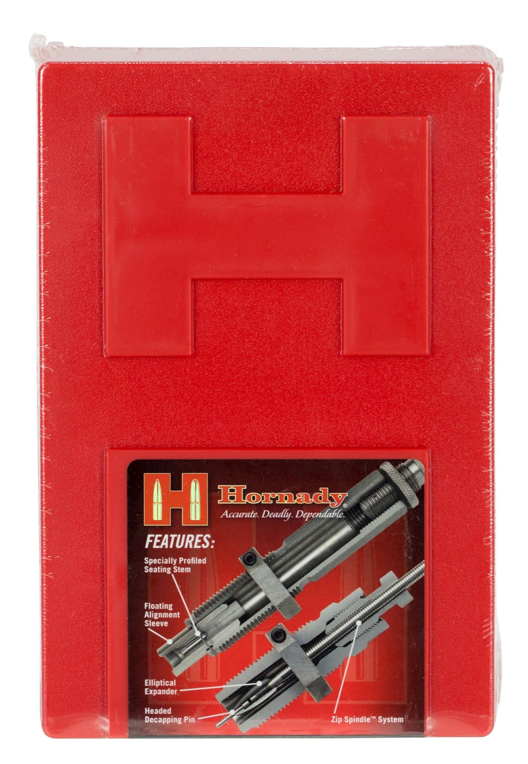 Hornady 546449 Custom Grade 2-Die Set .375 Flanged Mag Nitro Express - Hornady - 375 FLANGED MAG NITRO EXPRESS