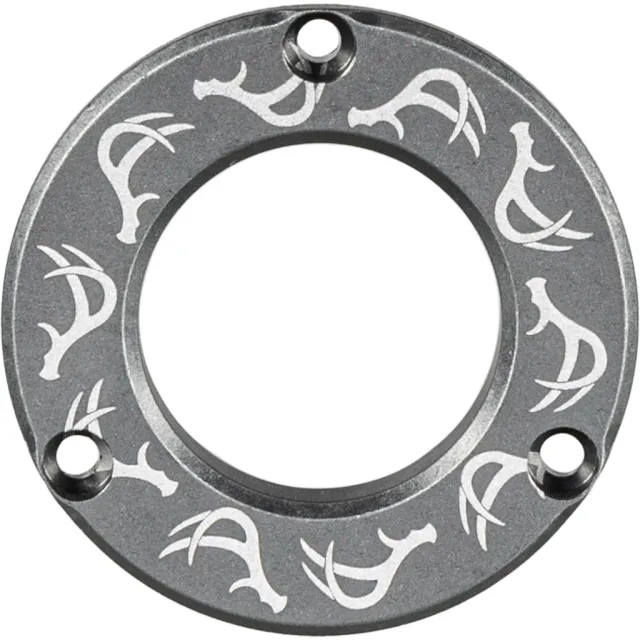 Axcel ADVR-HUB-SGDAN Driver Hubcap Stone Gray w/Deer Antlers Engraving - Axcel