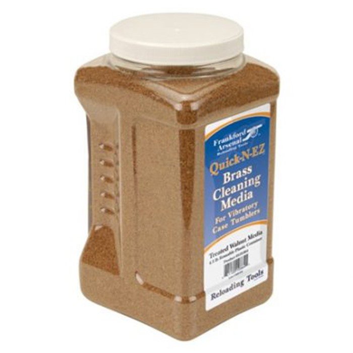 Frankford Arsenal Treated Walnut Media 5 lbs Reusable Plastic Container - Frankford Arsenal