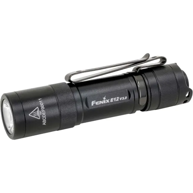 Fenix FX-E12V3 200 Lumen EDC Flashlight, IP68, 3 Modes, Magnetic Tail - FENIX LIGHTS