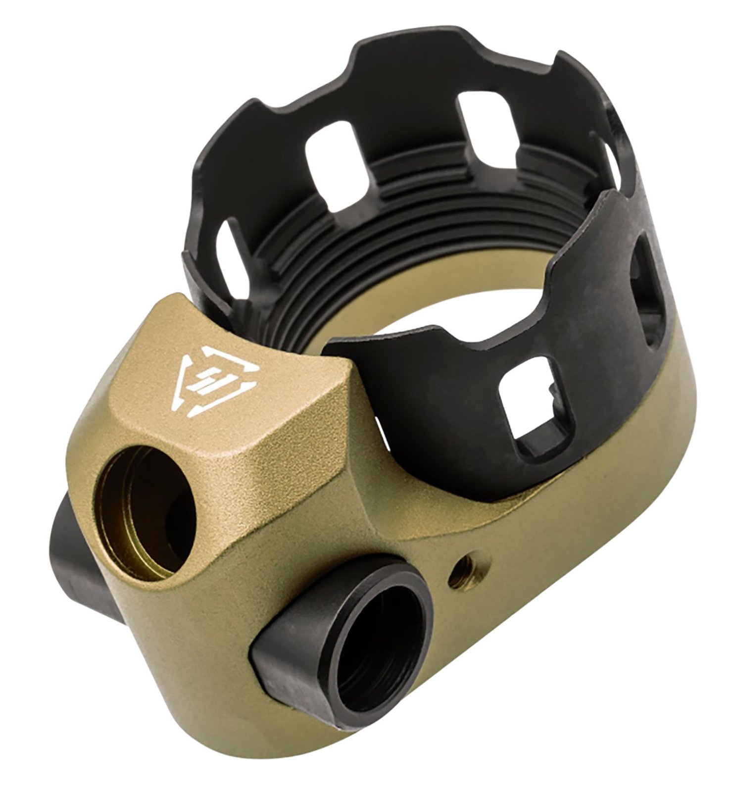 Strike ARTRIBUSFDE Tribus Enhanced Castle Nut & End Plate Flat Dark Earth - Strike Industries
