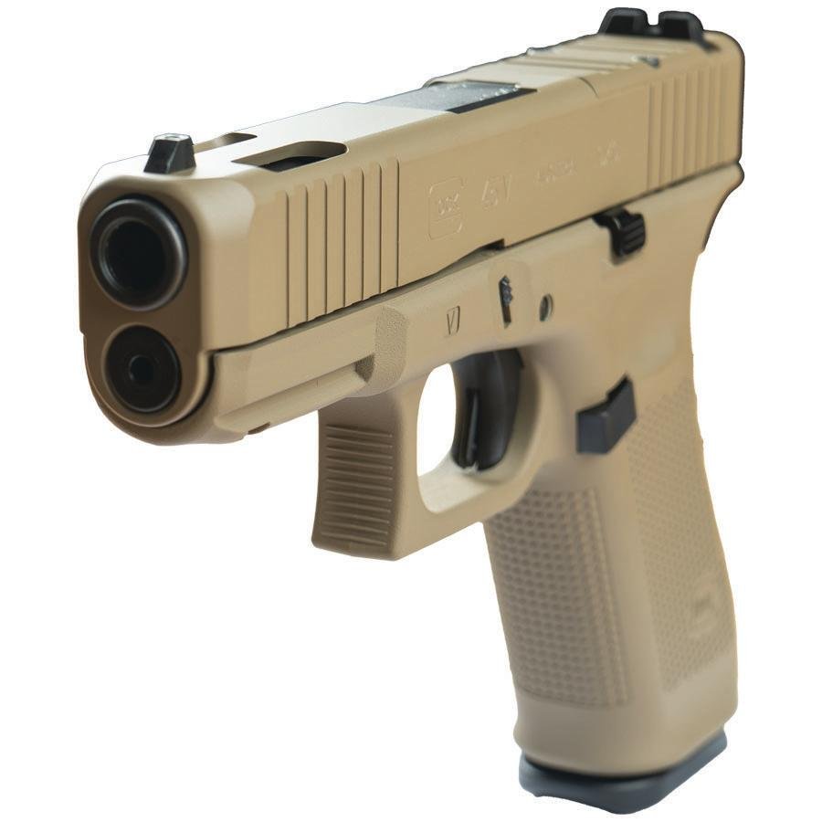 Buy Glock V-Series Optic Ready Model 45 Handgun 9mm Luger 17rd Magazines (3) 3.7 Ported Barrel FDE Cerakote Austria online