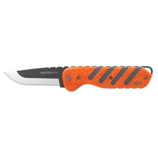 Outdoor Edge HTX35Y-6C Razor HTX 3.5" Folding Knife Gray/Orange - Outdoor Edge