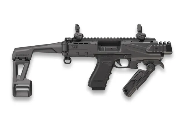 FAB FXKSCOUTSLAB ADV CON KIT W/BRACE GLK17/19 BLK
