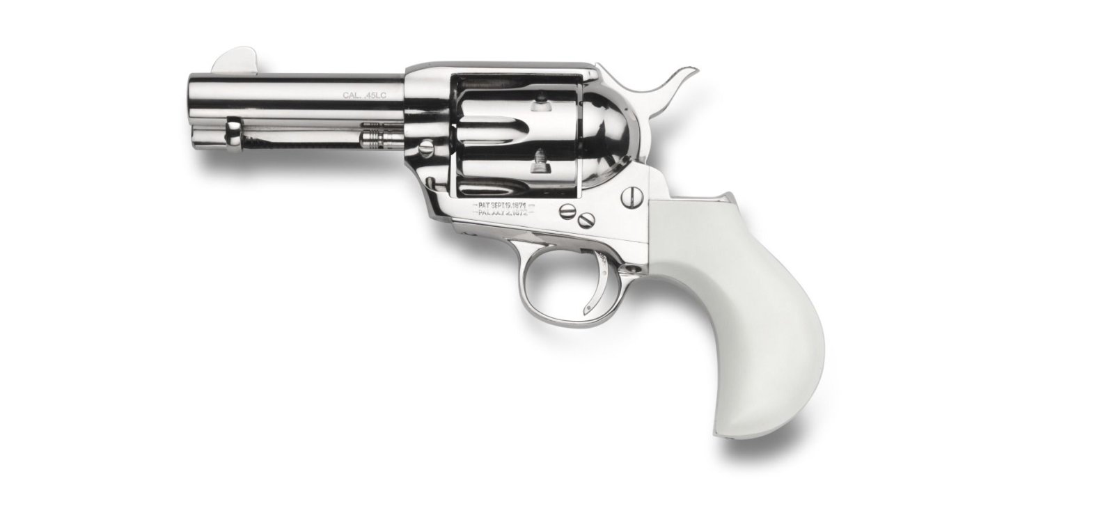 Taylor's & Company 200111 TC9 1873 9mm 3.5" Nickel Revolver - Taylor's & Company - 9mm