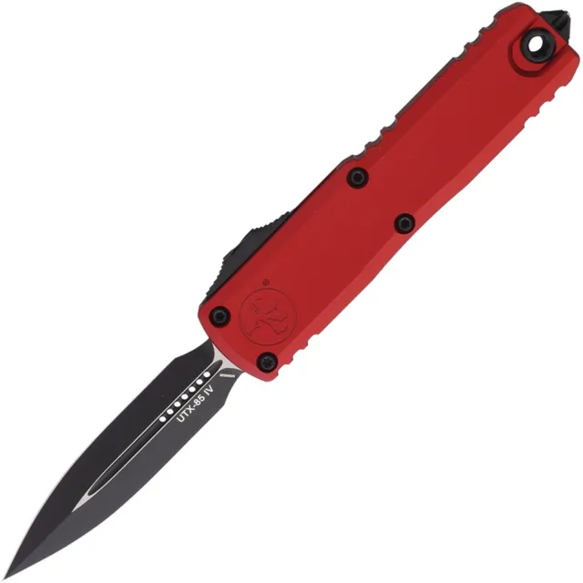 Microtech UTX-85 G4 3.1 In DE STD Black Red ALU Handle - MICROTECH