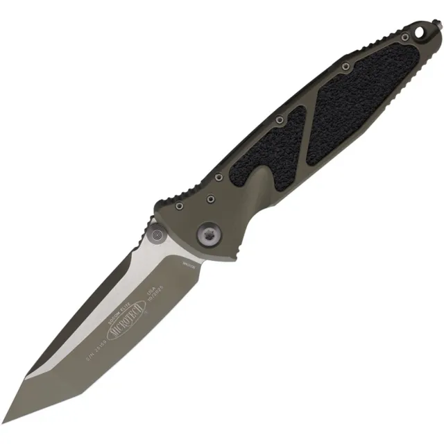 Microtech Socom Elite 3.98 In TNT/STD/GRN Moss Green ALU Hndl - MICROTECH