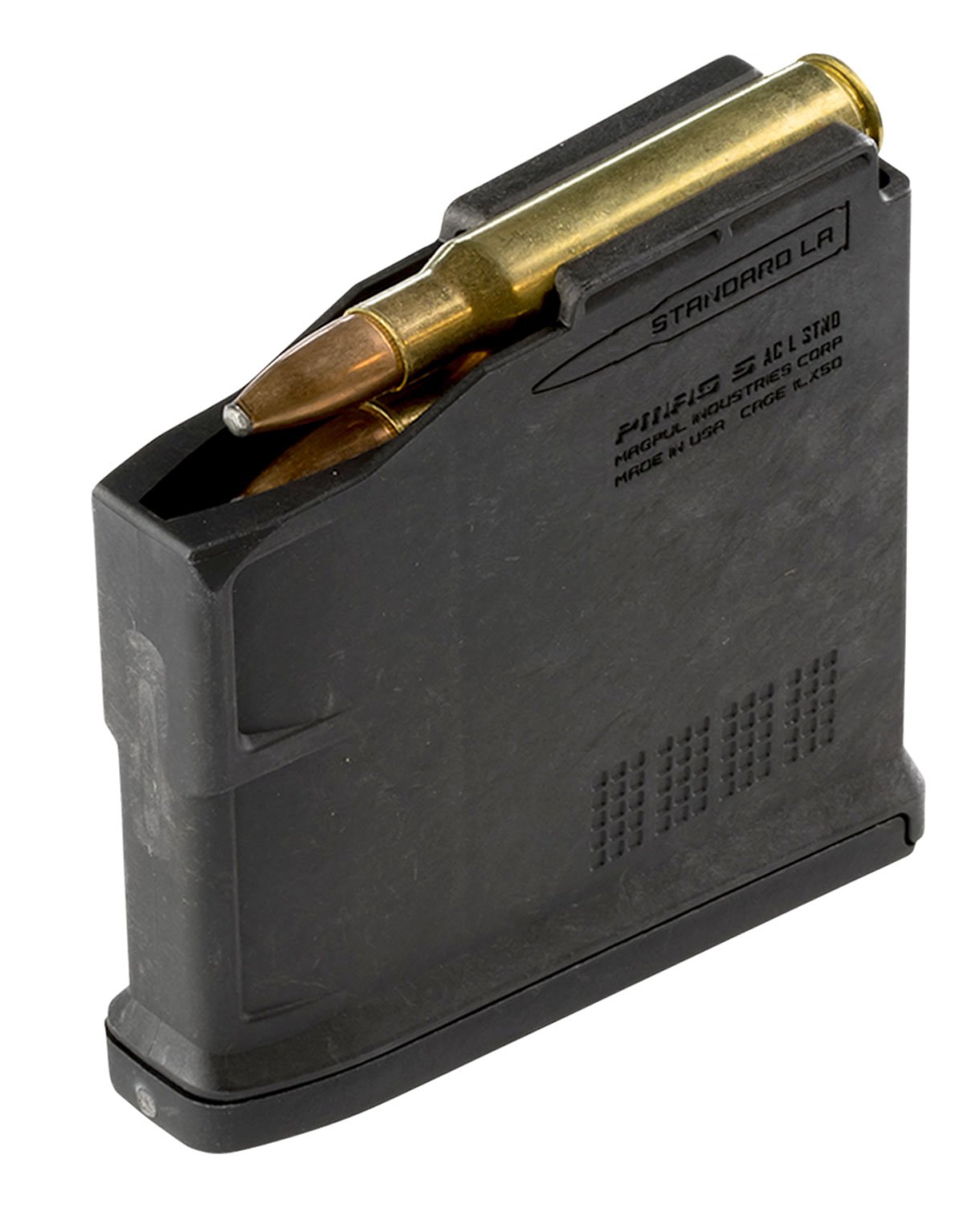 Magpul MAG671-BLK PMAG 5 AC L Standard AICS L Magazine Black - Magpul Industries - 30-06 Springfiel