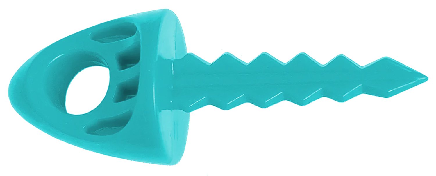 TTACK TT1IN12PKTE 1In Polycarbonate Target Tacks Teal 12pk 1" - TTACK - 1"