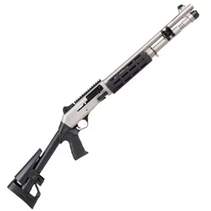 Panzer Arms PAM4CSMMFSS 12 Gauge Nickel 18.50 In Barrel - Panzer Arms - 12 Gauge